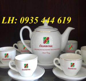 Ấm trà quà tặng khách hàng, ấm trà in logo quảng cáo tại Đà Nẵng