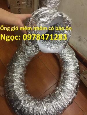 Ống gió mềm nhôm thông gió cho các tòa nhà cao tầng, trung tâm thương mại, chợ, bệnh viện