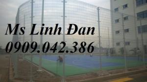 lưới thép hàng rào mạ kẽm gập tam giác 2 đầu