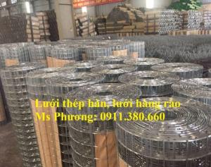 Lưới thép hàn D2 ô50x50 mạ kẽm, dạng cuộn có sẵn, giá tốt