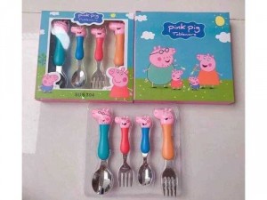 Bộ thìa dĩa peppa cho bé