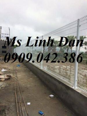 hàng rào mạ kẽm chấn tam giác 2 đầu