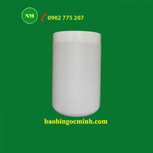 hũ nhựa 2 ngấn đựng bột