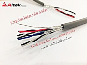 Dây cáp tín hiệu vặn xoắn 16AWG, 18AWG, 20AWG, 22AWG
