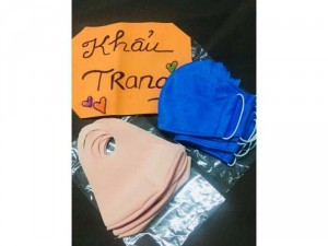 khẩu trang su nhà may nè các tình yêu ơi