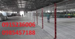 Hàng rào sơn tĩnh điện, mạ kẽm nhúng nóng, phi 4, phi 5, phi 6... hàng sẵn có