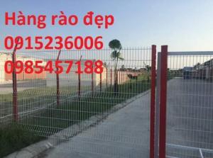 Hàng rào sơn tĩnh điện, mạ kẽm nhúng nóng, phi 4, phi 5, phi 6... hàng sẵn có