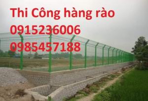 Hàng rào sơn tĩnh điện, mạ kẽm nhúng nóng, phi 4, phi 5, phi 6... hàng sẵn có