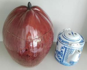 Combo: Vỏ + bình trà trái dừa (Bình trà 0,5-0,75 lít)