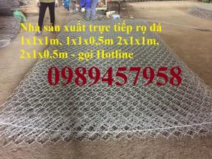 Rọ thép chống sạt lở 2x1x1 và 2x1x0,5m có sẵn