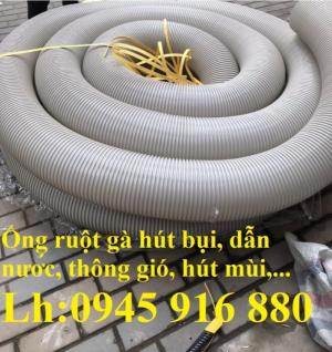 Phân phối ống gân nhựa hút bụi, thông gió phi 100, phi 114, phi 120, phi 150, phi 168, phi 200, phi 250, phi 300