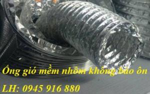Ống dẫn gió cách nhiệt, ống thông gió giấy bạc phi 75, phi 100, phi 125, phi 150, phi 175, phi 200