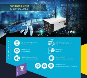 Vantech Camera Wifi Flood-Light Bullet 3.0MP V2030B