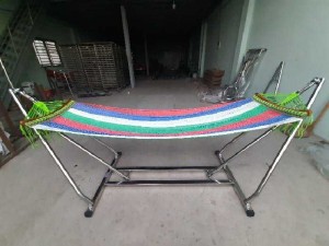 Võng xếp inox cao cấp
