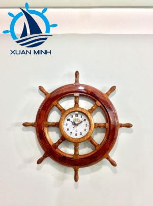 Mô hình Vô Lăng Tàu Gỗ Trang Trí Đủ size 40-50-60-80-100cm