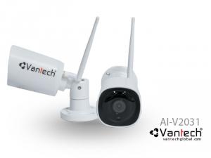 Vantech Camera AI Wifi Super Starlight Onvif Bullet 5.0MP AI-V2031D