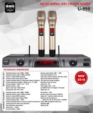 Micro Karaoke Cao Cấp BBS U-998