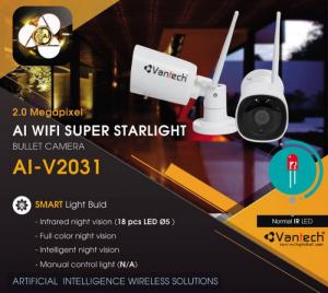 Camera 4G Flood Light Solar Bullet 6.0MP AI-V2034E