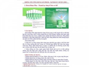 DETOXMUNE- Đào thải độc tố trong cơ thể