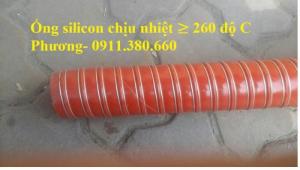 Ống Dẫn Silicon Chịu Nhiệt Độ Cao, Dẫn Khí Nóng ≥ 260 Độ