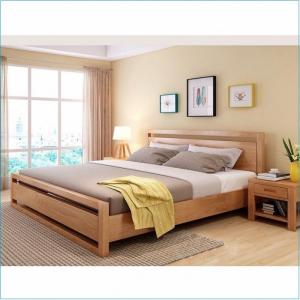 Giường ngủ Paril gỗ sồi Mỹ 1m6