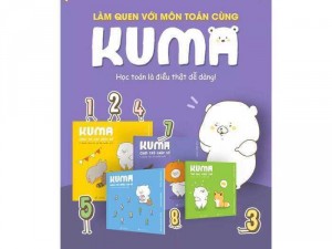 Bộ Sách KUMA Làm Quen Với Môn Toán- Bộ sách Ehon cho bé thừ 2 tuổi học toán thật đơn giản.