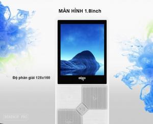 Máy nghe nhạc mini Aigo MP3-206 (Tặng kèm thẻ nhớ 8Gb)