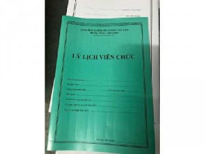 Bộ Hồ Sơ Viên Chức theo tt07/2019 đẹp