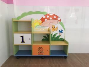 kệ gỗ trẻ em cho trường mầm non, lớp mẫu giáo, gia đình