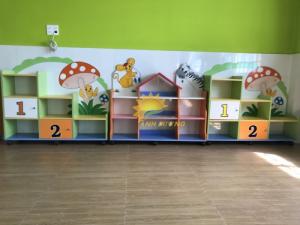 kệ gỗ trẻ em cho trường mầm non, lớp mẫu giáo, gia đình