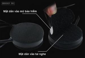 Tai nghe Bluetooth gắn mũ bảo hiểm BT8