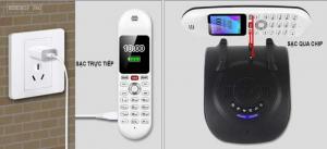 Điện thoại cố định 2 sim, sạc pin cho smartphone, tích hợp loa bluetooth Mafam M30