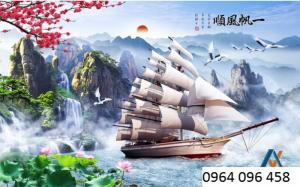gạch tranh 3d phòng khách 3D-4D-5D