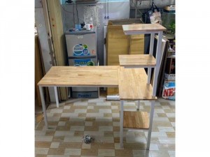 Bàn làm việc liền kệ sách