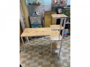 Bàn làm việc liền kệ sách