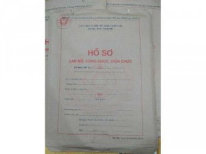 Hồ sơ cán bộ công chức, viên chức