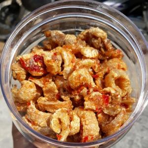 Hủ 400gr Da heo 1 nắng lắc mắm ớt vị gia truyền giòn ngon - Food by Mama