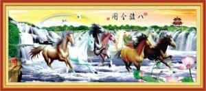 gạch tranh 3d bát mã BM43