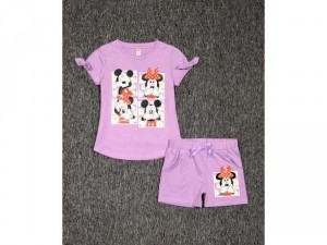 Đồ bộ bé gái Mickey nơ hoa cúc