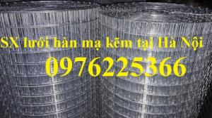 Lưới thép mạ kẽm, lưới hàn mạ kẽm phi 2, phi3, phi4, phi5