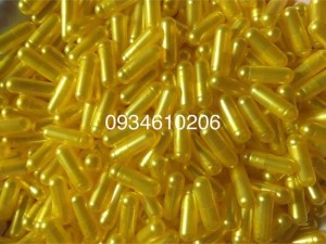 1000 vỏ viên nang rỗng màu vàng bạc size 0 hàng đạt chuẩn có sẵn