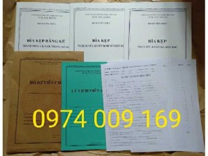 Bộ Hồ Sơ Viên Chức theo tt07/2019 đẹp