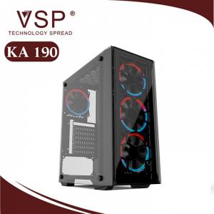 Vỏ thùng Case VSP KA 190 Nebula kính cường lực chính hãng (Trắng - Đen)