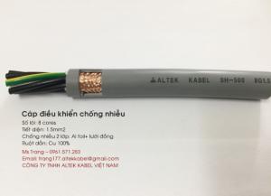 Cáp điều khiển 8cores hiệu Altek kabel