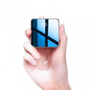 Pin Sạc dự phòng PISEN Mini D92 Mirror 10000mAh có LCD sang trọng