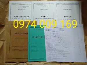Mua hồ sơ viên chức ở đâu?