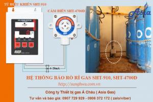 Thiết bị báo động xì gas khu để bình gas SHT-910 Sunghwa