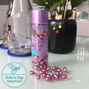 Viên Bôi Q10 Platinum Collagen & Vitamin E Facial Serum 120 Viên