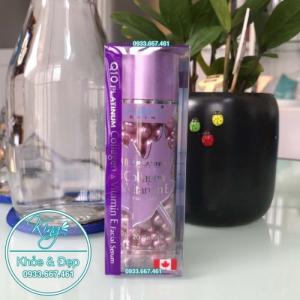 Viên Bôi Q10 Platinum Collagen & Vitamin E Facial Serum 120 Viên