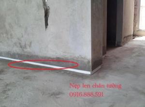 Nẹp len chân tường - Nẹp chỉ viền - Nẹp phân cách sàn